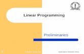Linear Programming - NPTELnptel.ac.in/courses/Webcourse-contents/IISc-BANG/OPTIMIZATION... · z Linear Programming ... z Objective function and constraints are the ‘linear’ functions