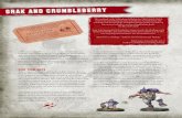 CRUMBLEBERRY - Blood Bowl · This weekend at the Volkenburg Feldplatz, for TWO DAYS ONLY, witness the astonishing spectacle of a lifetime! Assisted by his able assistant Grak the