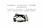   · Web viewCamas County High School. Senior Project Handbook. 1st Semester 2016-2017. Table of Contents. Introduction. Letter from Senior Project …