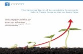 The Growing Trend of Sustainability Scorecards Why It ... · The Growing Trend of Sustainability Scorecards Why It Makes ... • The top motivators for supplier scorecard ... The