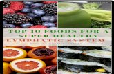 Top 10 Foods for a Healthy Lymphatic System · a Healthy Lymphatic System ... Top 10 Foods For a Healthy Lymphatic System . 1. ... make a great food for your lymphatic System. [3]