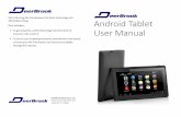 Android Tablet - ecx.images-amazon.comecx.images-amazon.com/images/I/A22FxSnb5wL.pdf · 2.0 Introduction to Google Android 4.2 2.1 The Desktop 2.2 The App drawer ... 2.4 Navigation