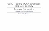 Saiku––takingtakingOLAPdatabases …nurkiewicz.github.io/talks/2014/33degree/slides.pdf · Saiku – taking OLAP databases into 21st century Author: Tomasz Nurkiewicz Created