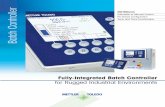 Batch Controller - kennedyscales.com · the ISA SP-88 Batch standard. • Works as a stand-alone terminal for single or multi-scale applications. • Optimizes your Batch process