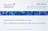 Enhancing OS vulnerability scanners: from a single box … · Enhancing OS vulnerability scanners: from a single box to hardened multi ... Introduction • Developer, ... Zabbix,