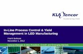 In-Line Process Control & Yield Management in LED ...seminar.ledinside.com/Ledforum/current/US/sharing_ppt/1-4KLA... · In-Line Process Control & Yield Management in LED Manufacturing