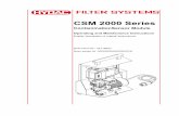 CSM 2000 Series - hydac-na.com · Electrical connection of the ContaminationSensor CS2000 ... CSM 2000 Series Safety Information and Instructions HYDAC FILTER SYSTEMS GMBH en(us)