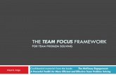 The TEAM FOCUS Model - PaulFriga.com · THE TEAM FOCUS FRAMEWORK FOR TEAM PROBLEM SOLVING Confidential material from the book: The McKinsey Engagement: Paul N. Friga A Powerful Toolkit