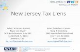 New Jersey Tax Liens · New Jersey Tax Liens Robert W. Keyser, Esquire Adam Greenberg, Esquire Taylor and Keyser Honig & Greenberg 76 E. Euclid Avenue, Suite 202 1949 ...