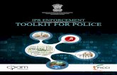 IPR ENFORCEMENT TOOLKIT FOR POLICE · National IPR Policy rightly seeks to reinforce the IPR framework in the country. This, among other things, ... ANNEXURE I SAMPLE FORMS ...