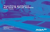 Teaching guidance AS and A-level Maths · AS and A-level Maths (7356, 7357) ... our specification will always be the one on our website and may differ from printed ... giving your