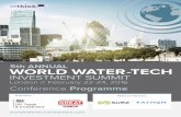 London // February 22-24, 2016 Conference Programme€¦ · London // February 22-24, 2016 Platinum Partners: Conference Programme worldwatertechinvestment.com. Sponsors PLATINUM
