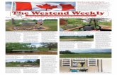 The Westend Weekly wew editions/june_13_2018.pdf · See story on page 6. Here are some interesting facts about our Canadian ﬂag. • We got the Maple Leaf ﬂag after Prime Minister