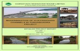 MODERNISATION OF VIJAYANAGARA CHANNELS …knnlindia.com/kaveri2/KISWRMIP/Documents/VNC - DPR _ with CE sig… · Section 1 – Checklist ... Table showing depth of Groundwater for