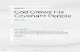 Unit 3 God Grows His Covenant People - yourliberty.org · He continues to love us and use us to bring blessing to the world. ... take your weapons, your quiver ... We are all unworthy