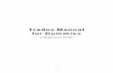 A Trados Manual - UM · Trados Manual for Dummies A Beginners’ Guide 1 . Contents ... Trados is a program that offers a suite of applications Trados is the name of a package of