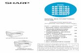 MODEL AR-M161 AR-M162 AR-M165 AR-M206 AR-M207 · Warranty While every effort has been made to make this document as accurate and helpful as possible, SHARP Corporation makes …