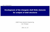Development of the triangular shell finite elements for …cmss.kaist.ac.kr/cmss/PhD_Defense/Ph.D_defense_YG.Lee.pdf · • Finite Element Method has been dominantly used for the