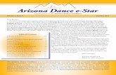 Arizona Dance e-Star - Tucson Meet Yourself · Reminder ~ You can subscribe to the Arizona Dance e-Star ... Silambam Phoenix, Step’s ... dancers who leap, fly, intertwine and break