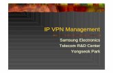 IP VPN Management - KNOM · Network based IP VPN Layer 3 VPN ... • PE-CE can be e-BGP, OSPF, RIP or Static ... Case Study 3: VPN + LDP + RSVP TE Tunnel VPN A VPN A