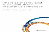 The roles of agricultural biodiversity in the McLaren … · The roles of agricultural biodiversity in ... The roles of agricultural biodiversity in the McLaren ... particularly E.
