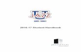 2016 17 Student Handbook - jazzstl.org · 1.1 Welcome Welcome to JazzU and the 2016-17 JazzU Student Handbook. In this book, you will find a lot of infor-mation to help you make the