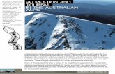 The Australian Alps Education Kit - Recreation and … · plateaus lend themselves to many recreation activities, and the alpine environment is the only one in mainland Australia