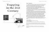 Trapping in the 21st Century - New York State … · Trapping in the 21st Century Trapping in the 21st Century ... York State had equipped all game protectors with 25- ... We all