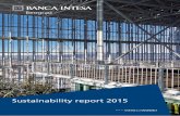 Sustainability report 2015 - Banca Intesa · related to a shift from the GRI G3.1 to a redefined GRI G4 version of the Sustainability ... for the introduction of ... Sector Supplement