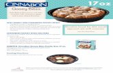 17oz - APF Foodserviceapffoodservice.com/Guides/Cinnabon POS 17oz_noPrice.pdf · 17oz WHY FAMILY SIZE CINNABON GOOEY BITES? • Cinnabon is a top 5 Craveable brand • 83% of consumers