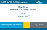 Clean Cities Education & Outreach Activities · National Alternative Fuel Vehicle ... – Awareness Workshops and a sample Train -the-Trainer workshop are ... Clean Cities Education
