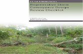 Regenerative Storm Conveyance Design Review Checklist · FINAL DRAFT Regenerative Storm Conveyance Design Review Checklist