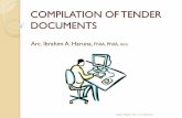 COMPILATION OF TENDER DOCUMENTS - Arc. …€¦ · COMPILATION OF TENDER DOCUMENTS Arc. Ibrahim A ... Items for BQ. 6. ... Copy Right: Arc. I.A.Haruna . 1 -5 constitute the collation