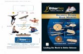 Distributed by: Fitterfirst is a Proud Supplier to ... · Fitterfirst is a Proud Supplier to: ... 16" Classic Balance Board Dual-Level 14 0, 17 ... Most exercises outined in this