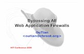 HIT2009 Bypassing All Web Application .Radware - AppWall others (»¥¸¾‌» ç‰Œç¨±’) WAF
