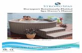 Durasport Rotationally-Molded Spa Owner’s Manuals manuals etc/Durasport... · Durasport Rotationally-Molded Spa Owner’s Manual. 2 Congratulations on your purchase! Your new spa
