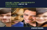 POINT PARK UNIVERSITY FACTBOOK 2014-15 · POINT PARK UNIVERSITY FACTBOOK 2014-15 ... service, global cultural studies, ... 2 * 2014-15 Point Park University Factbook .