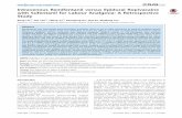 Intravenous Remifentanil versus Epidural Ropivacaine with ... · Intravenous Remifentanil versus Epidural Ropivacaine with Sufentanil for Labour Analgesia: A Retrospective Study Rong