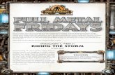 Installment 1, Week 3: RIdIng the stoRm - Privateer …files.privateerpress.com/ironkingdoms/documents/Full_Metal_Fridays... · Installment 1, Week 3: RIdIng the stoRm By Matt Goetz