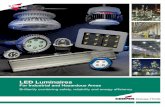 LED Luminaires - Chautauqua –Niagara · LED Luminaires For Industrial and Hazardous Areas ... Indoor and outdoor area lighting in manufacturing plants, heavy industrial chemical