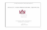 POLICY AND PROCEDURE MANUAL - aamu.edu · 2.4 Emergency Purchasing ... Alabama A&M University must also write a letter declaring the emergency. ... then see form for emergency purchase