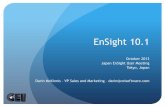 EnSight 10 - CEIソフトウェア Home · EnSight Selected to be Bundled with these ... for example on a graphics cluster EnSight DR now available for ... When you stop case-linking