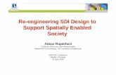Re -engineering SDI Design to Support Spatially Enabled ... · Re -engineering SDI Design to Support Spatially Enabled Society ... location/information with mobile ... ramm etric