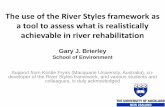 The use of the River Styles framework as a tool to … · • Socio-cultural focus: Mick Hillman, Alex Spink, Deirdre Wilcock, Claire Gregory, Marc Tadaki, ... Jeffrey A. Hutchings