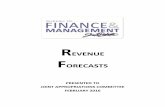 REVENUE FORECASTS - South Dakota Bureau of … · Revenue Forecasts Bureau of Finance and Management 2 SALES AND USE TAX Background: The sales tax is applied to the gross receipts