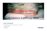 AFES Masterclass Overburden Correction Evidence …€¦ · AFES Masterclass Overburden Correction Evidence from Log Data Ken Russell Geomechanics & Sonic Scanner Support – Europe