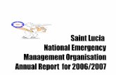 Office of the National Emergency Management Organisationarchive.stlucia.gov.lc/docs/nemo/NEMO2006Report.pdf · Office of the National Emergency Management Organisation ... Office