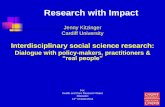 Research with Impact - Health and Care Research … · Research with Impact Jenny Kitzinger ... Ambulance A&E Intensive care Neuro- ... Family experience in social context (CK + JK)