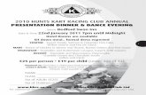 2010 HUNTS KART RACING CLUB ANNUAL … · Hunts Kart Racing Club Ltd P O Box 498. Welwyn Garden City. ... Mobile 07884 327972 email david.j.rice@ntlworld.com ... Mark Lawson CLeRKS