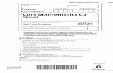 Centre Number Candidate Number Edexcel GCE Core Mathematics C3dynamicpapers.com/wp-content/uploads/2015/09/6665_01_que_20170… · Centre Number Candidate Number ... Total Marks 6665/01